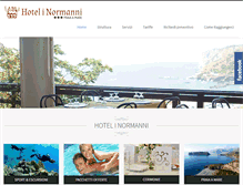 Tablet Screenshot of hotelinormanni.it